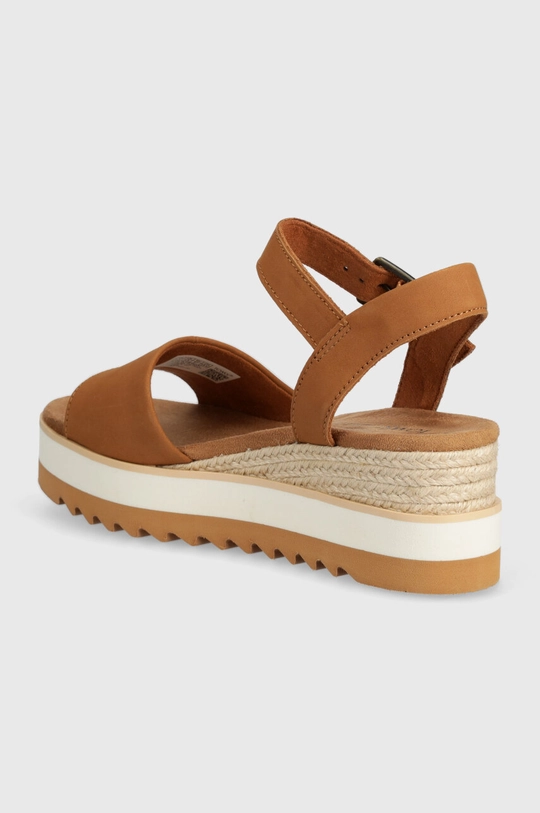 Toms sandali in nabuk Diana Gambale: Pelle scamosciata Parte interna: Materiale tessile Suola: Materiale sintetico