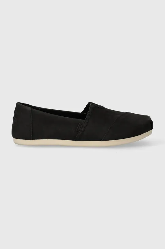 Toms espadrillas in nubuck Alpargata nero