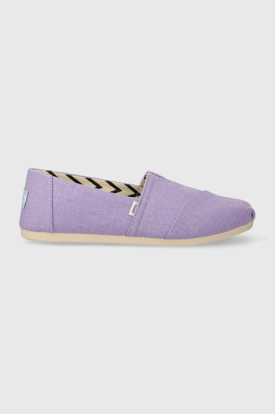 Espadrilky Toms Alpargata fialová