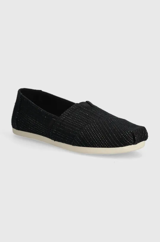 fekete Toms espadrilles Alpargata Női