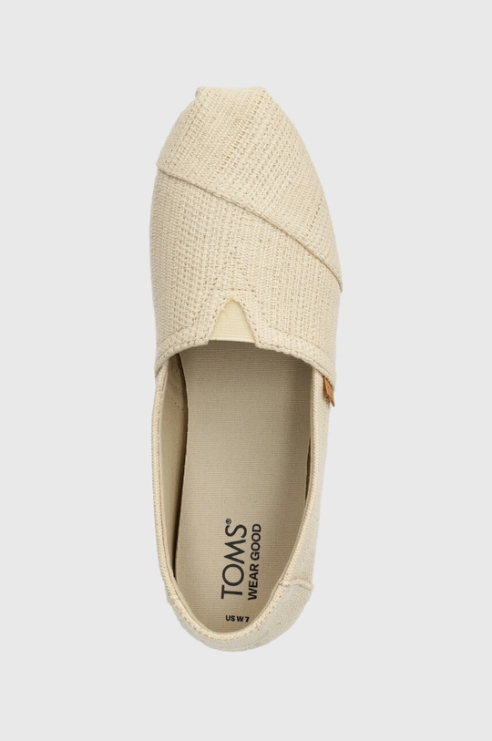 бежевый Эспадрильи Toms Alpargata