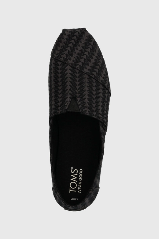 czarny Toms espadryle Alpargata