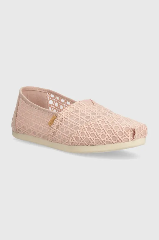 ροζ Πάνινα παπούτσια Toms Alpargata Γυναικεία