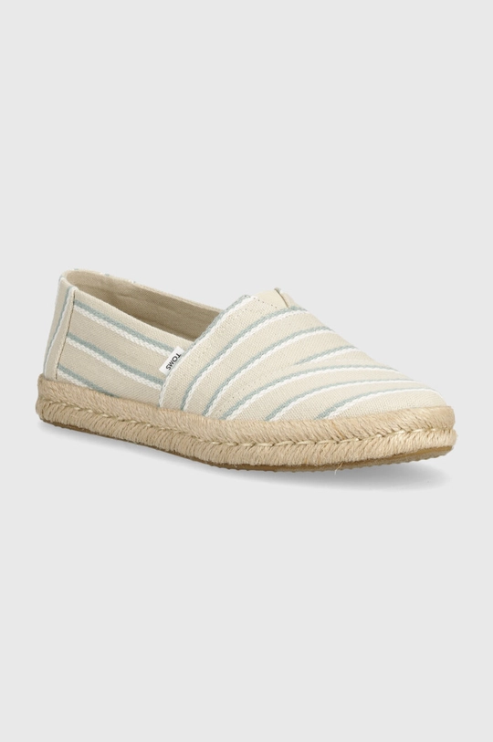 béžová Espadrilky Toms Alpargata Rope 2.0 Dámsky