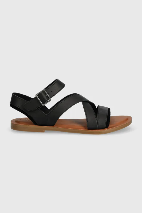 Kožené sandále Toms Sloane čierna