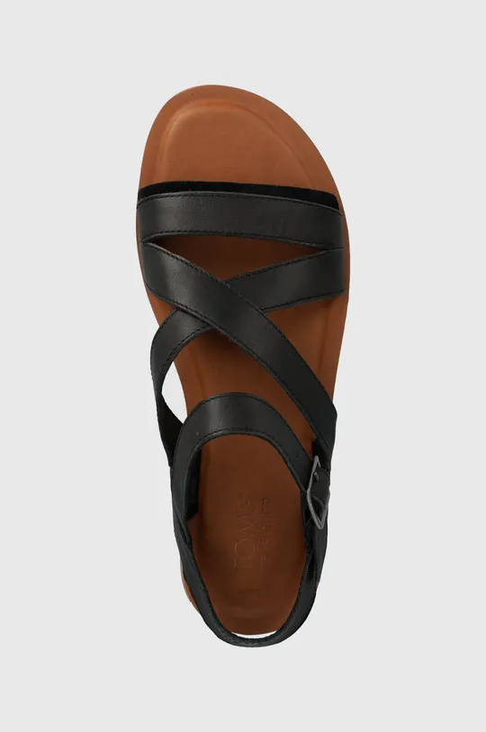 crna Kožne sandale Toms Sloane
