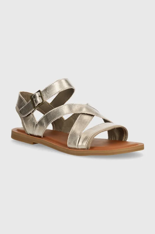 zlatá Kožené sandále Toms Sloane Dámsky