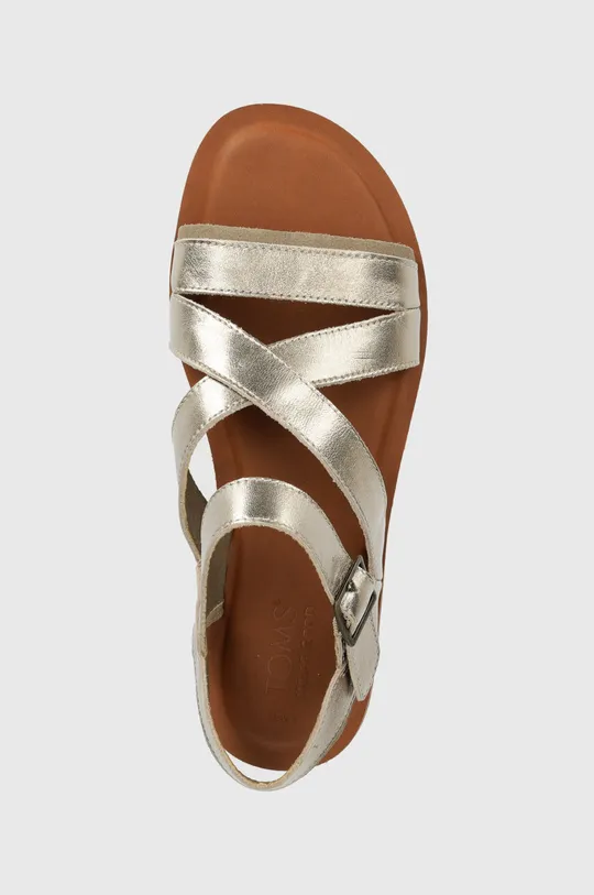 zlatá Kožené sandále Toms Sloane