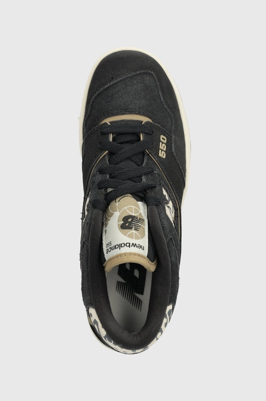 black New Balance suede sneakers BBW550QB