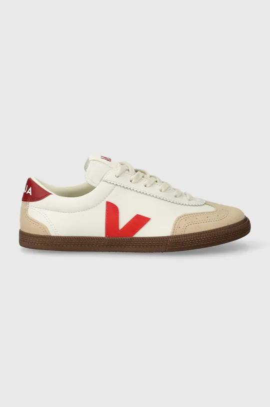 Veja leather plimsolls Volley white