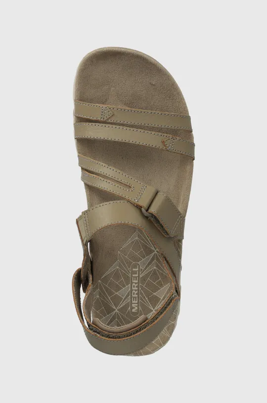 beżowy Merrell sandały skórzane SANDSPUR ROSE CONVERT