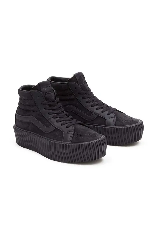 Sneakers boty Vans Premium Standards Sk8-Hi Reissue 38 Platform černá