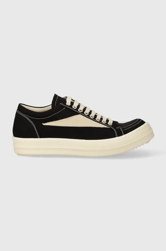 Tenisice Rick Owens Woven Shoes Vintage Sneaks crna