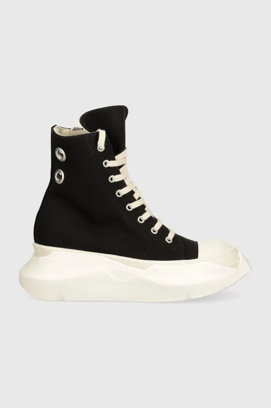 Tenisice Rick Owens Woven Shoes Abstract Sneak crna