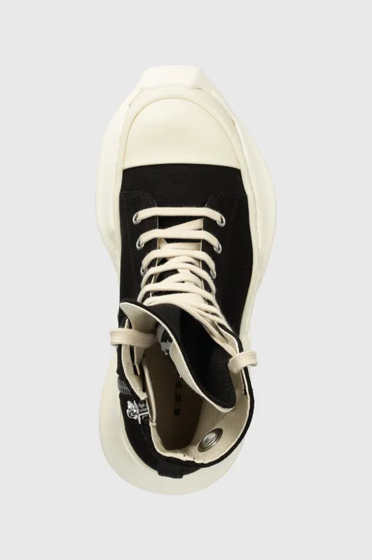 black Rick Owens trainers Woven Shoes Abstract Sneak