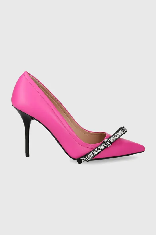 рожевий Шкіряні туфлі Love Moschino Жіночий