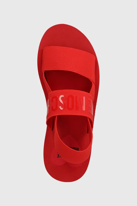 czerwony Love Moschino sandały