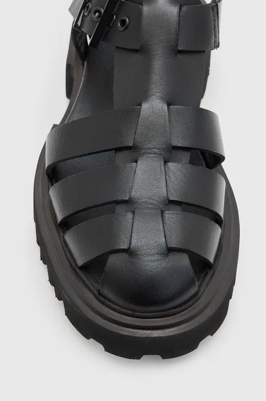 Kožené sandále AllSaints NESSA Zvršok: Hovädzia koža Podrážka: Guma Vložka: Prírodná koža