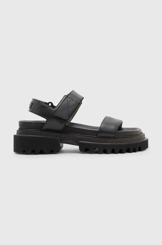 čierna Kožené sandále AllSaints RORY Dámsky