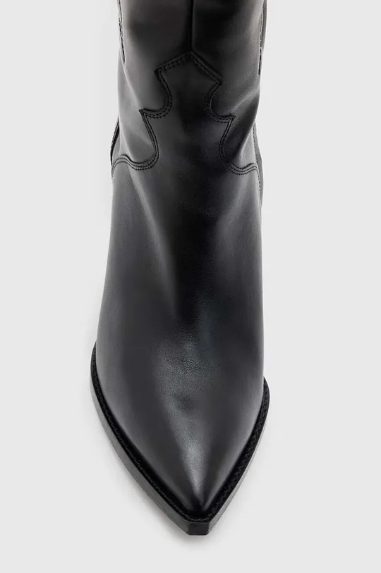 Usnjeni kavbojski škornji AllSaints ROXANNE Zunanjost: Naravno usnje Notranjost: Naravno usnje Podplat: Sintetični material