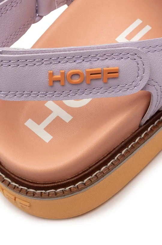 violetto Hoff sandali in pelle ROAD LILA