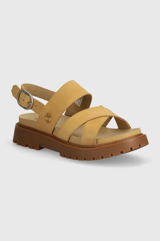 beige Timberland nubuck sandals Clairemont Way Women’s