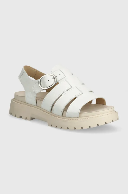 bianco Timberland sandali in pelle Clairemont Way Donna