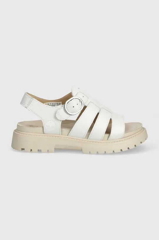 Timberland leather sandals Clairemont Way white