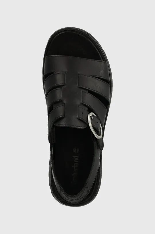čierna Kožené sandále Timberland Clairemont Way