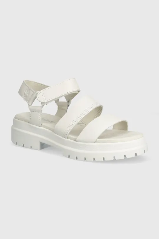 white Timberland leather sandals London Vibe Women’s