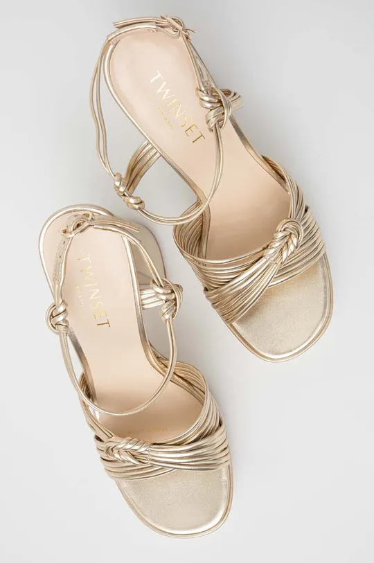 zlatá Sandále Twinset