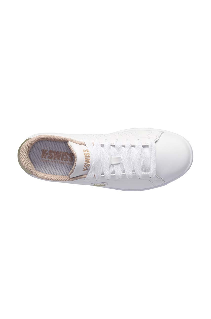 Кроссовки K-Swiss COURT SHIELD цвет белый 96599.997.M | ANSWEAR.ua
