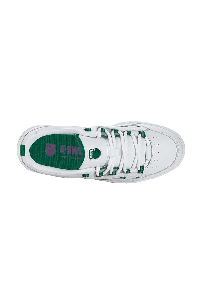 Кожаные кроссовки K-Swiss SLAMM 99 CC цвет белый | ANSWEAR.ua