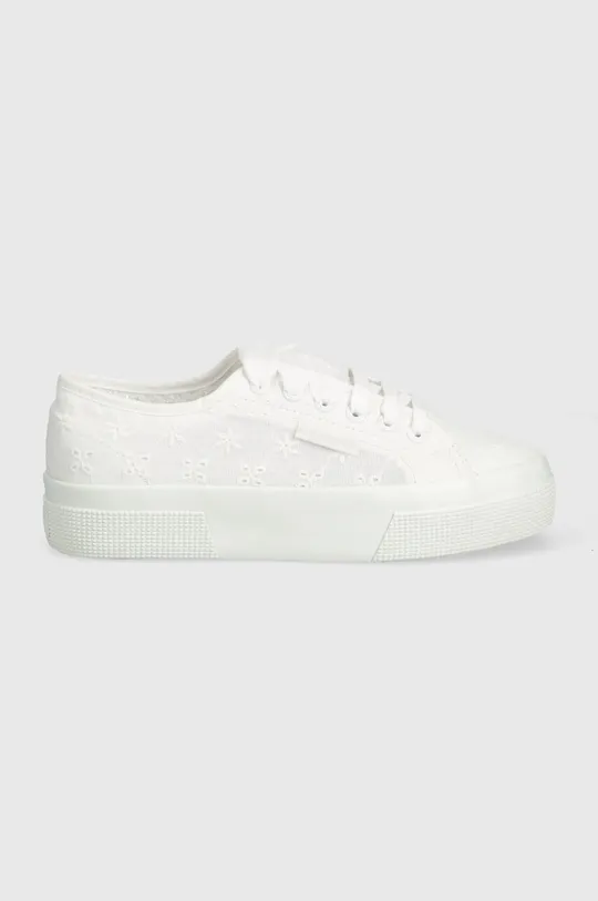 Πάνινα παπούτσια Superga 2740 FLOWER SANGALLO λευκό