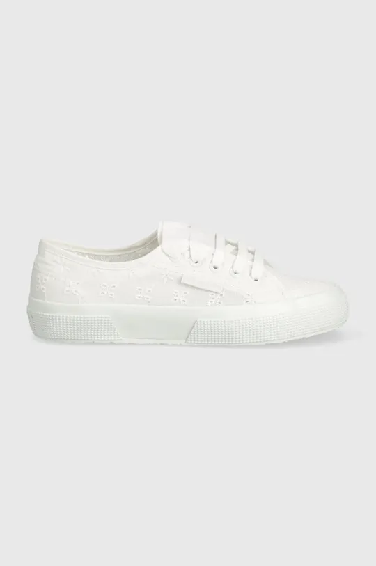 Πάνινα παπούτσια Superga 2750 FLOWER SANGALLO λευκό