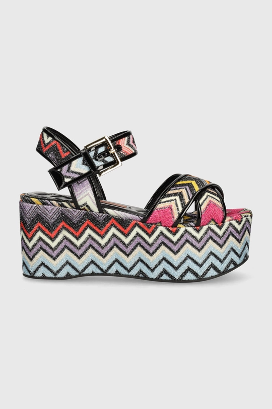 Missoni sandały Julia Wedge multicolor