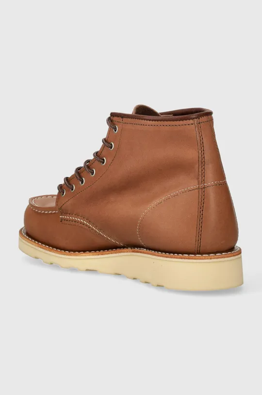Red Wing leather ankle boots 6-Inch Moc Toe Uppers: Natural leather Inside: Textile material, Natural leather Outsole: Synthetic material