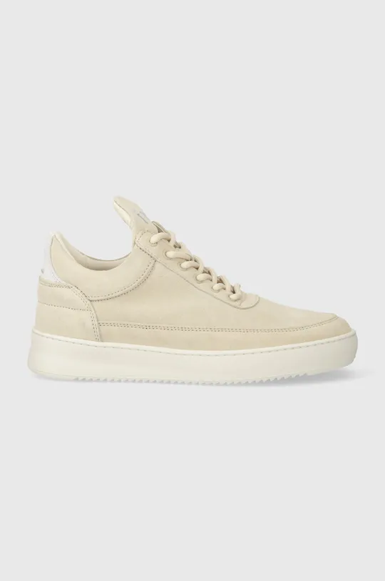 Filling Pieces sneakersy zamszowe Low Top Suede beżowy