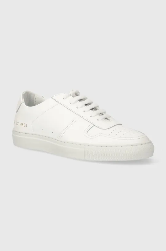 белый Кожаные кроссовки Common Projects BBall Low in Leather Женский