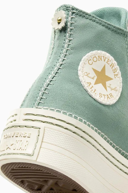 verde Converse scarpe da ginnastica Chuck Taylor All Star Modern Lift