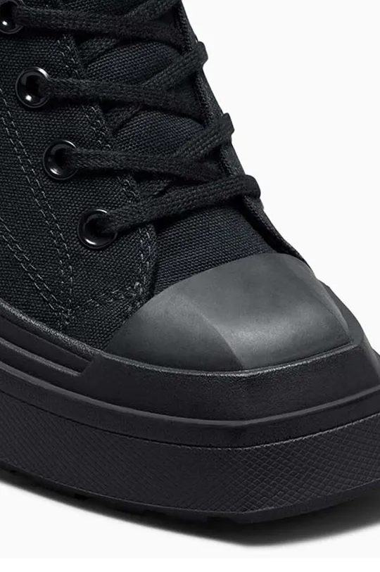 μαύρο Πάνινα παπούτσια Converse Chuck 70 De Luxe Wedge