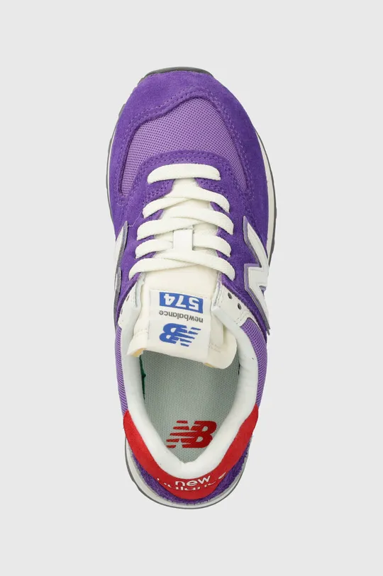 violet New Balance sneakers 574