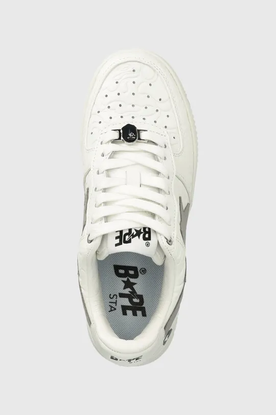 white A Bathing Ape leather sneakers Bape Sta #3 L