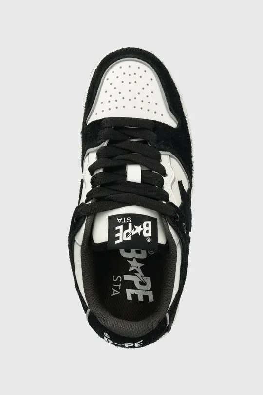 black A Bathing Ape leather sneakers Bape Sk8 Sta #3 L