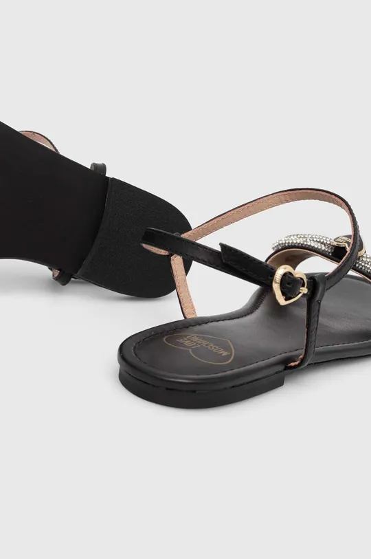Кожаные сандалии Love Moschino Голенище: Натуральная кожа Внутренняя часть: Натуральная кожа Подошва: Синтетический материал