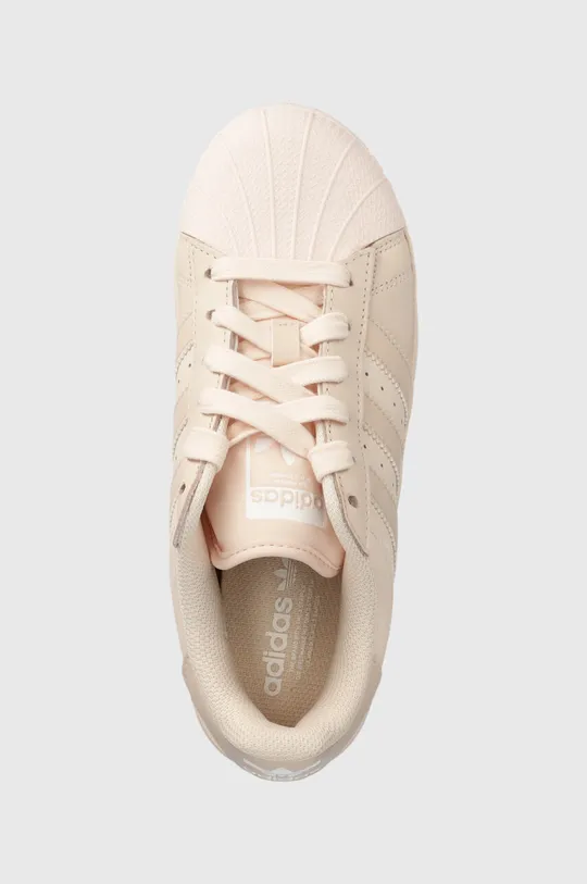 pink adidas Originals leather sneakers Superstar XLG
