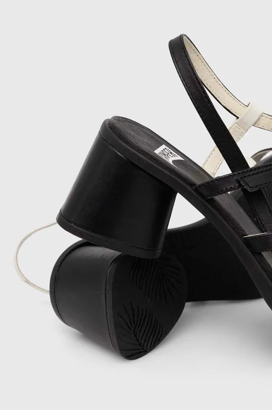 čierna Kožené sandále Camper TWS