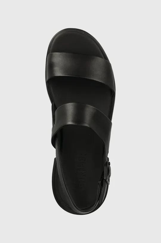 čierna Kožené sandále Camper Edy