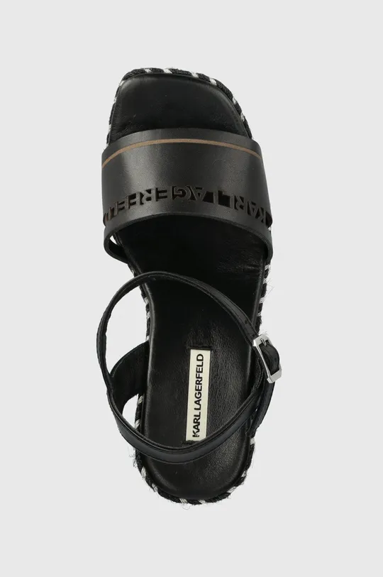 чорний Шкіряні сандалі Karl Lagerfeld GABLE