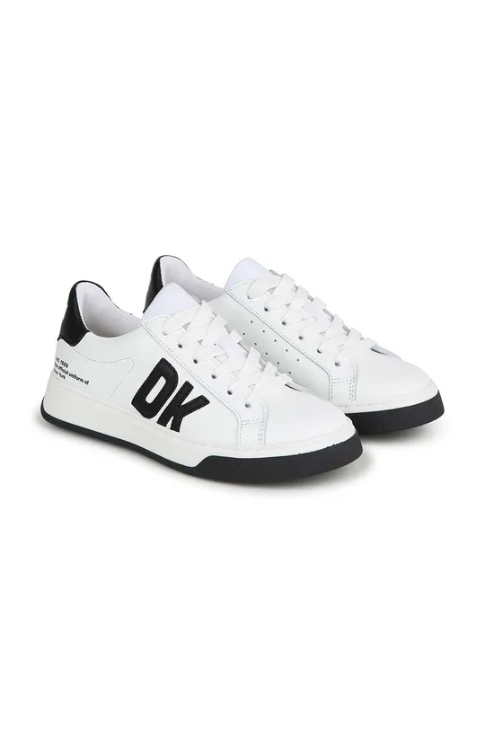bianco Dkny scarpe da ginnastica per bambini in pelle Ragazze